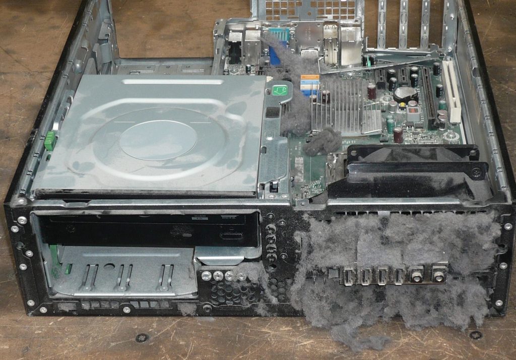 A dusty PC
